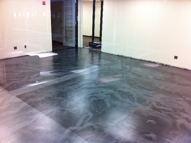 Southfield Mi Custom Reflective Epoxy Office Flooring 03